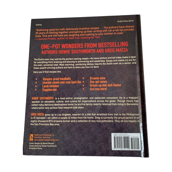 How to Cook Anything in Your Dutch Oven Cookbook by Greg Matza (Hardcover) - Picture 2 of 3